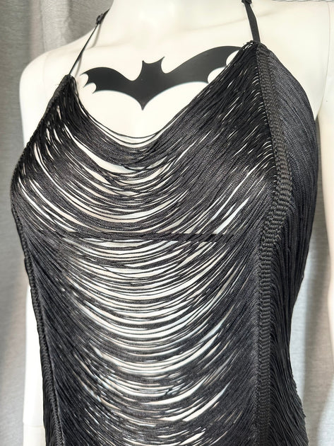 – Agashi Noir Fringe Shop Preorder - Dress