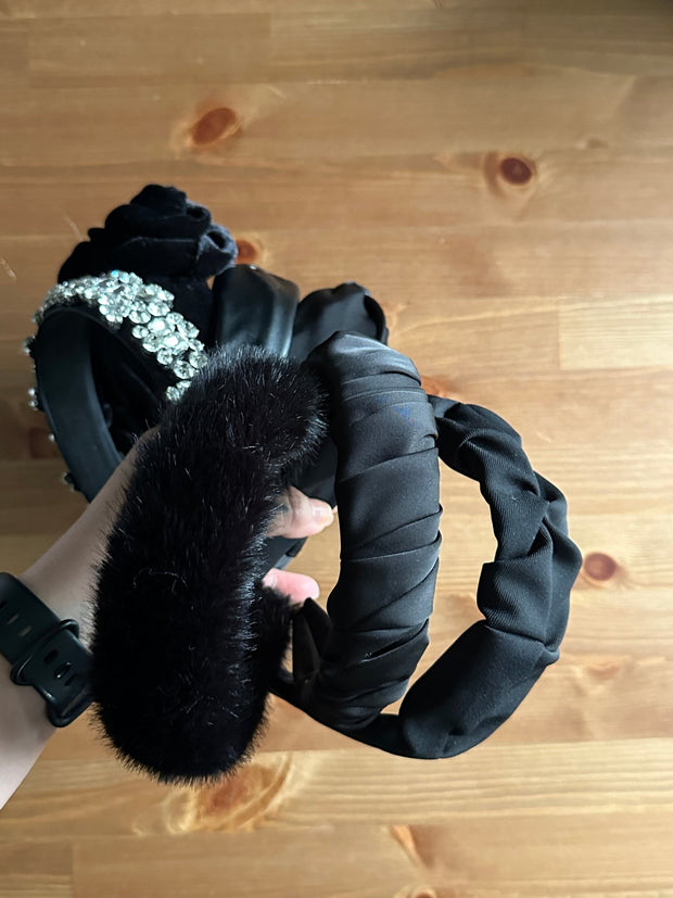 Ready to Ship Closet Sale - Goth Coquette Headband Lot (7) - Agashi Shop